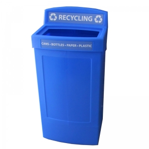 Affiche RECYCLABLE, couleur standard bleu, no CD-CENTRYRB1C